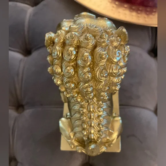 Gold Foo Dog Statue - Picture 6 of 6